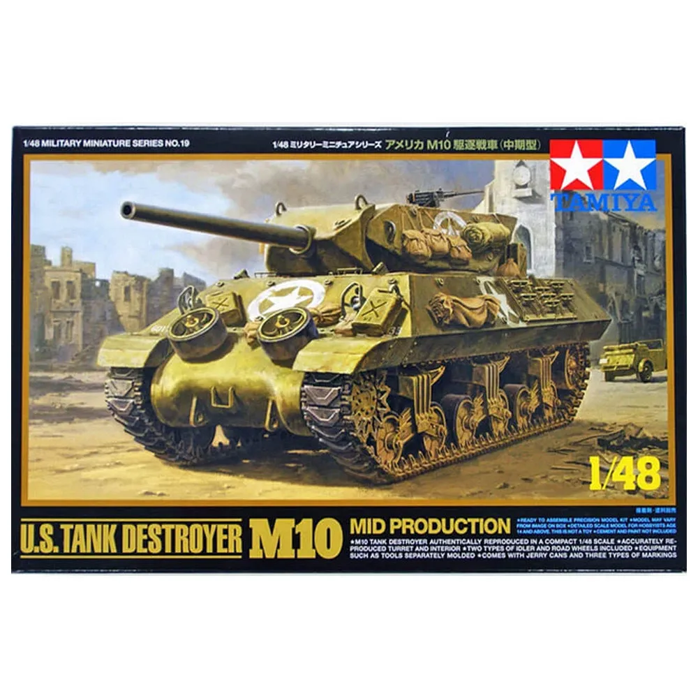 1/48 US Tank Destroyer M10 Mid Production