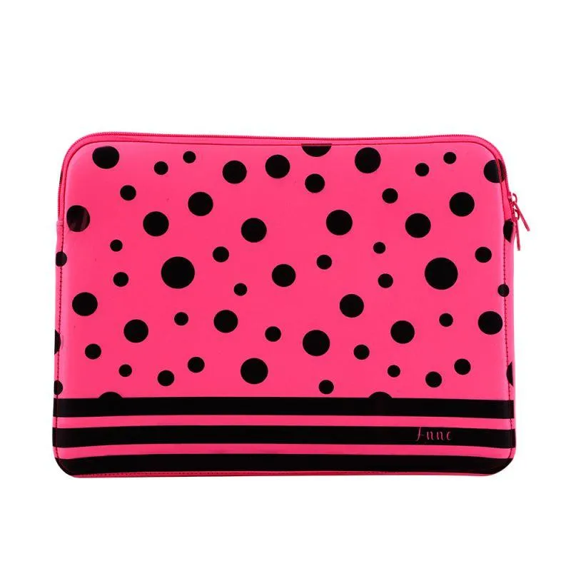 14" Neoprene Laptop Sleeve Neon Pink