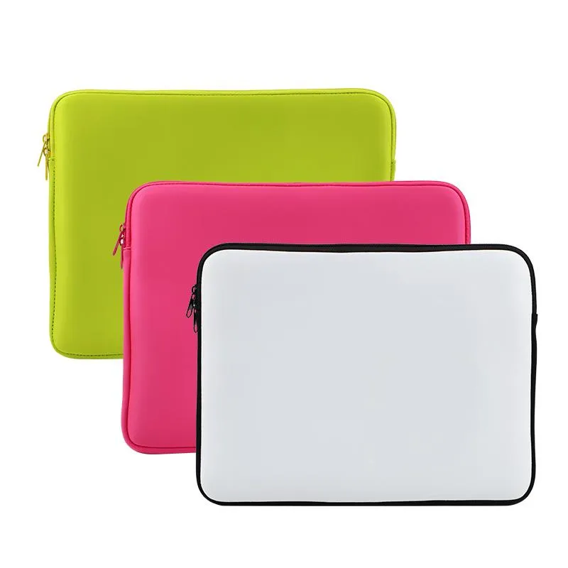 14" Neoprene Laptop Sleeve Neon Pink