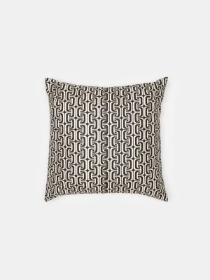 1965 Throw Pillow in Natural/Black/Navy