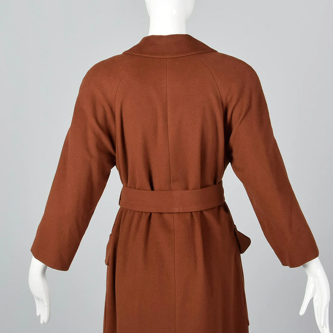 1980s Escada Luxurious Cashmere Trench Coat