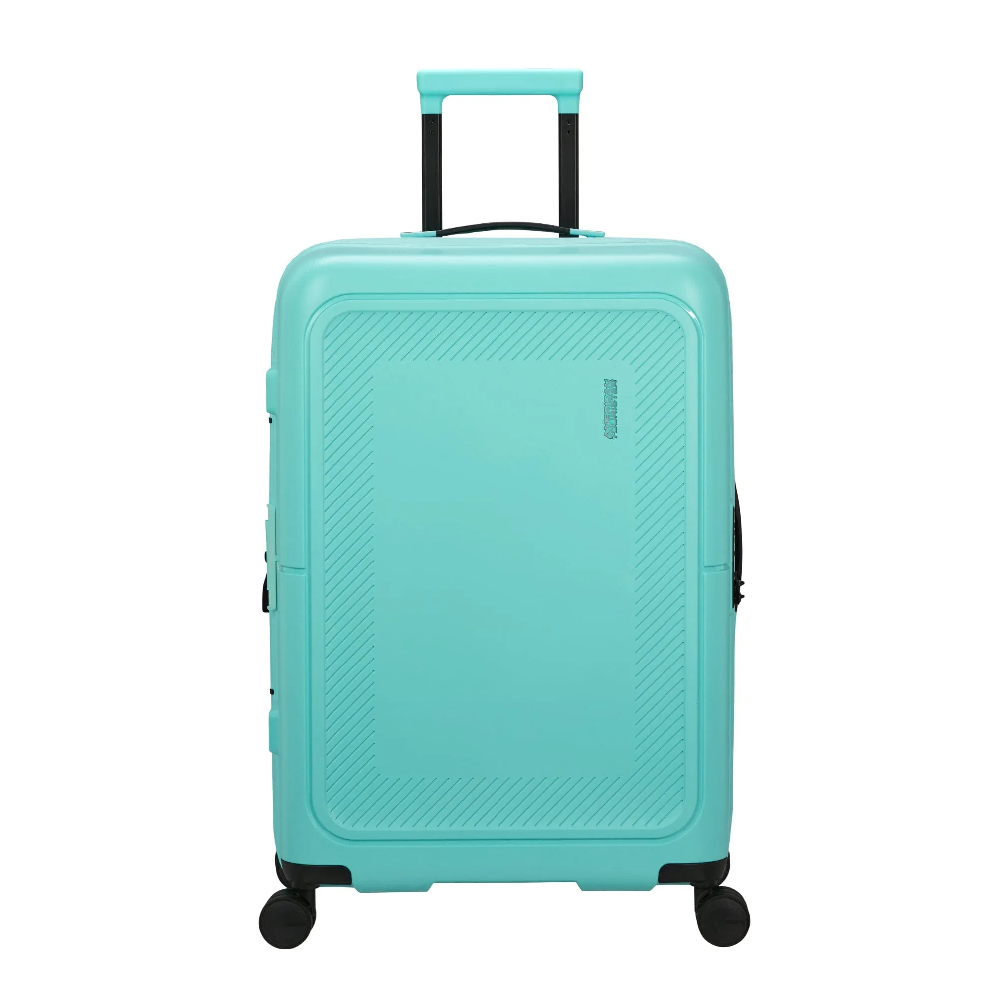 American Tourister DashPop 67cm Spinner (4 wheels) in Aqua Sky