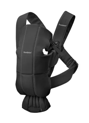 BabyBjorn Baby Carrier Mini, Woven, Black