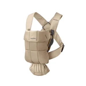 BabyBjorn Mini Woven Baby Carrier - Beige