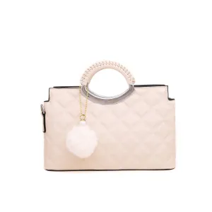 Beige Formal Hand Bag P35899