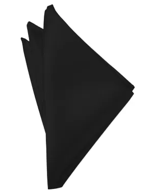 Black Noble Silk Pocket Square