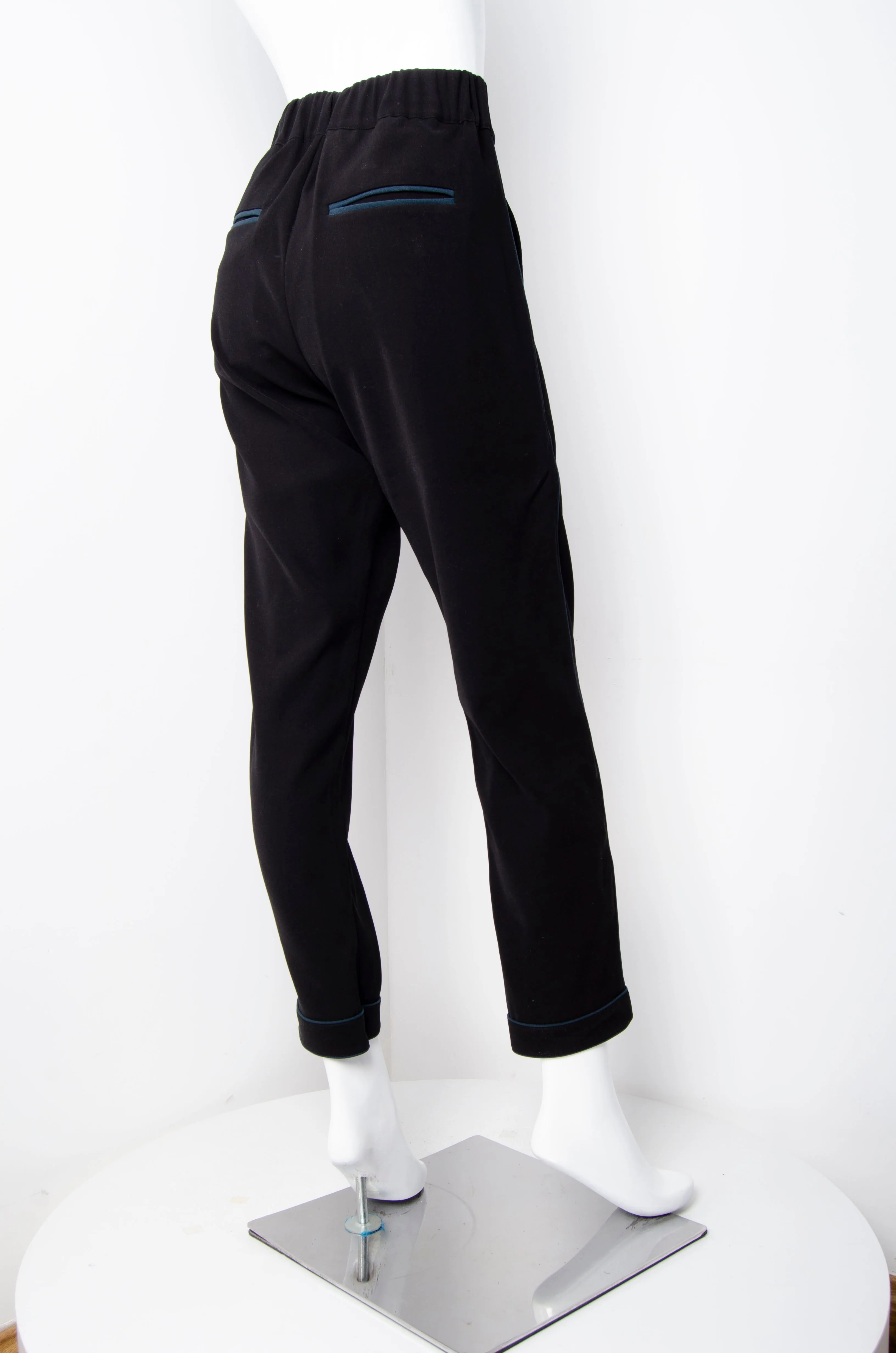 Black Pyjama Chic Pants