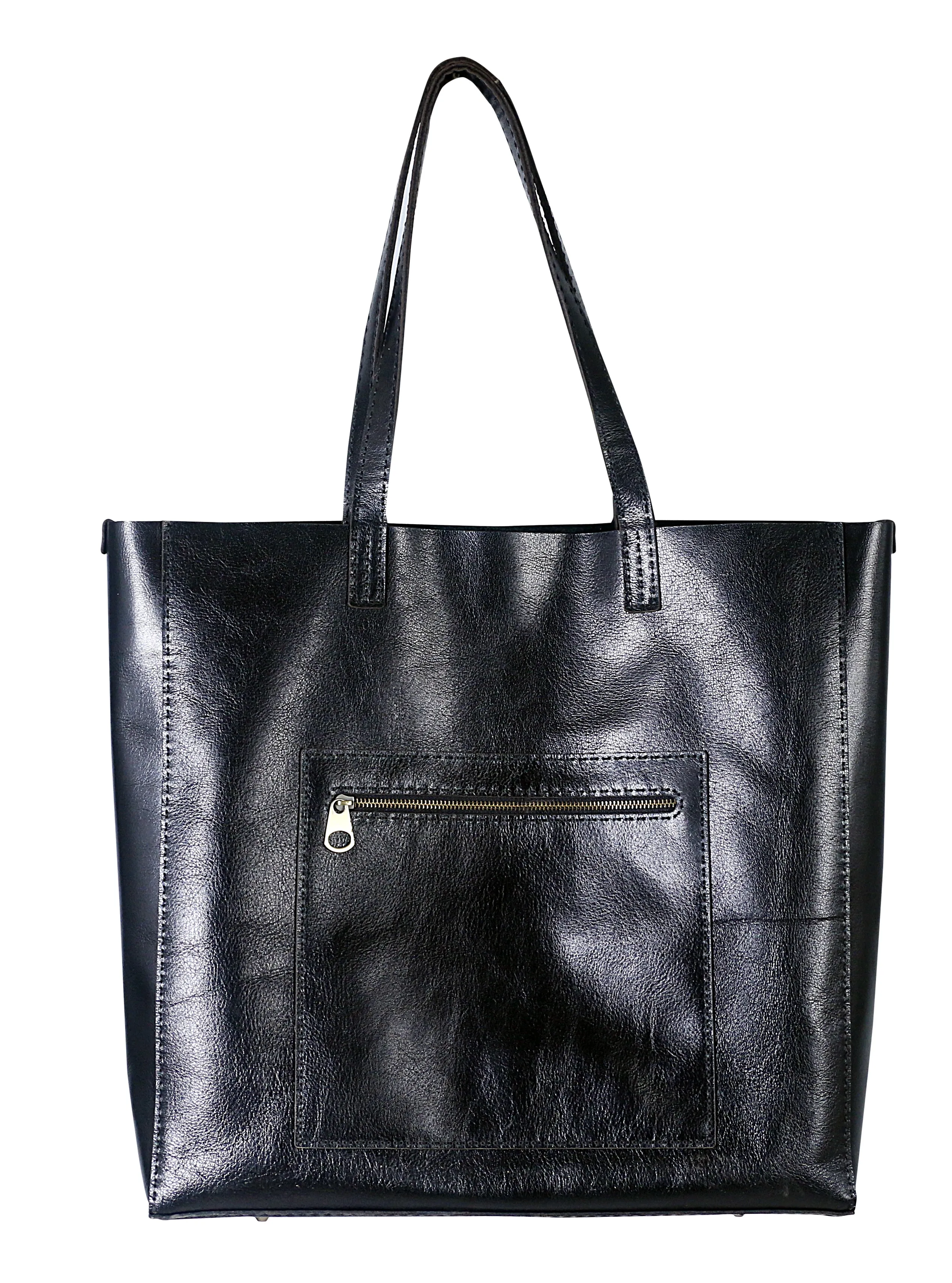 Black Soft Luxurious Tote Bag