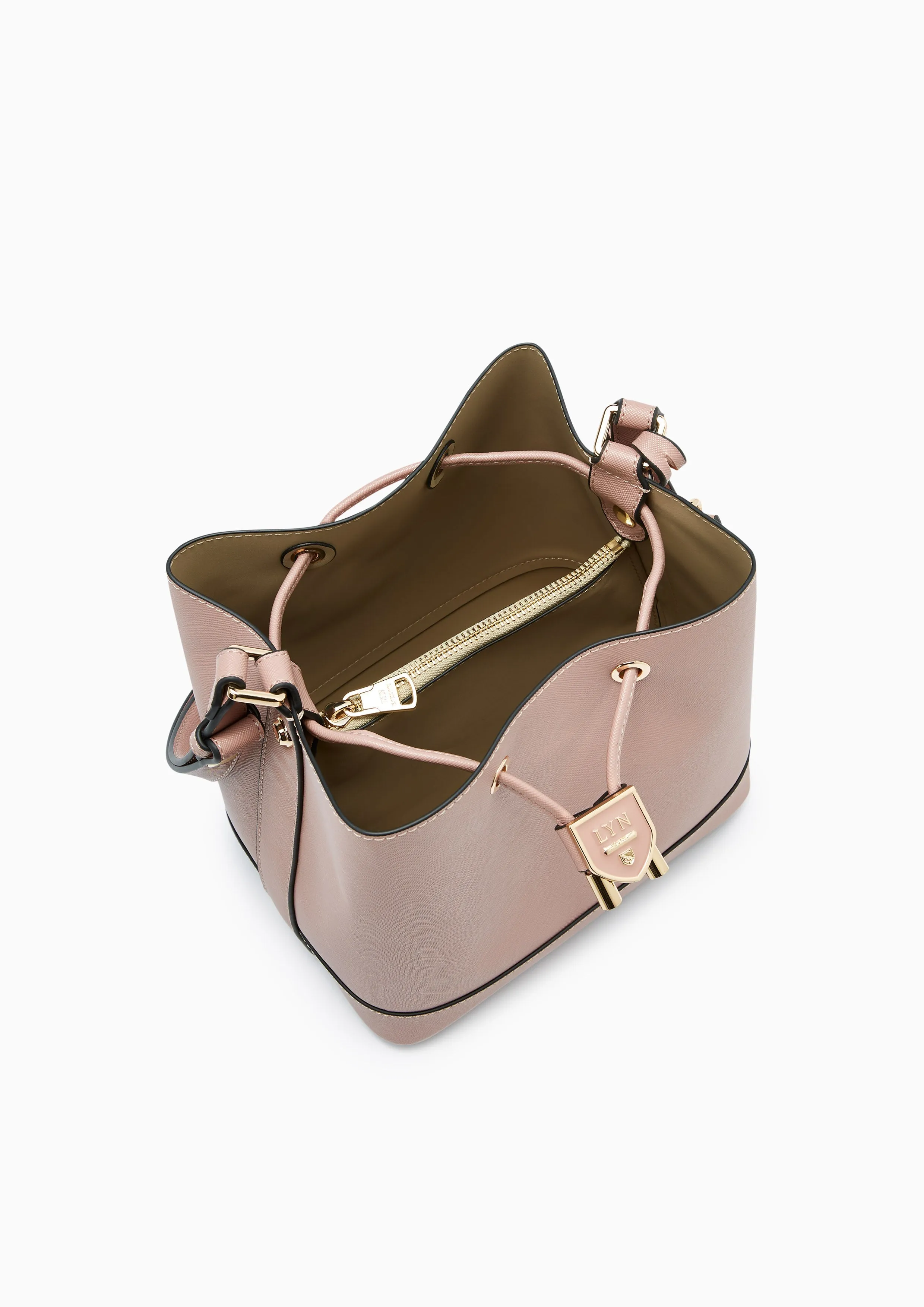 Carina Re-Edition M Bucket  Bag Pink