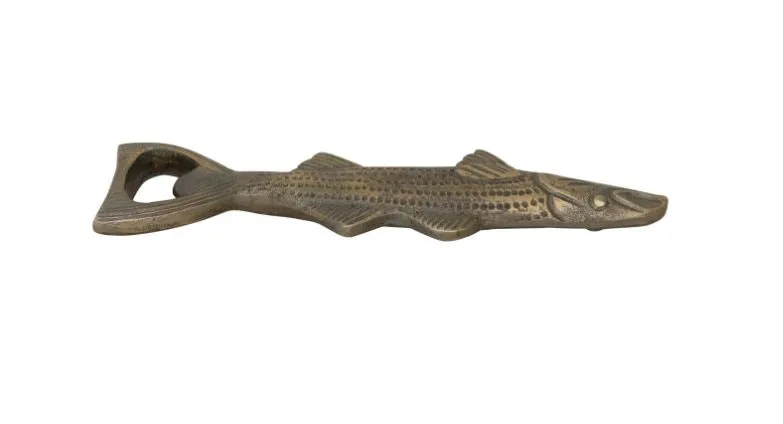 Cast Aluminum Fish Shaped Bottle Opener