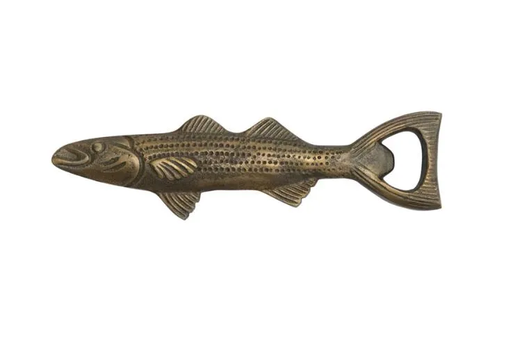 Cast Aluminum Fish Shaped Bottle Opener