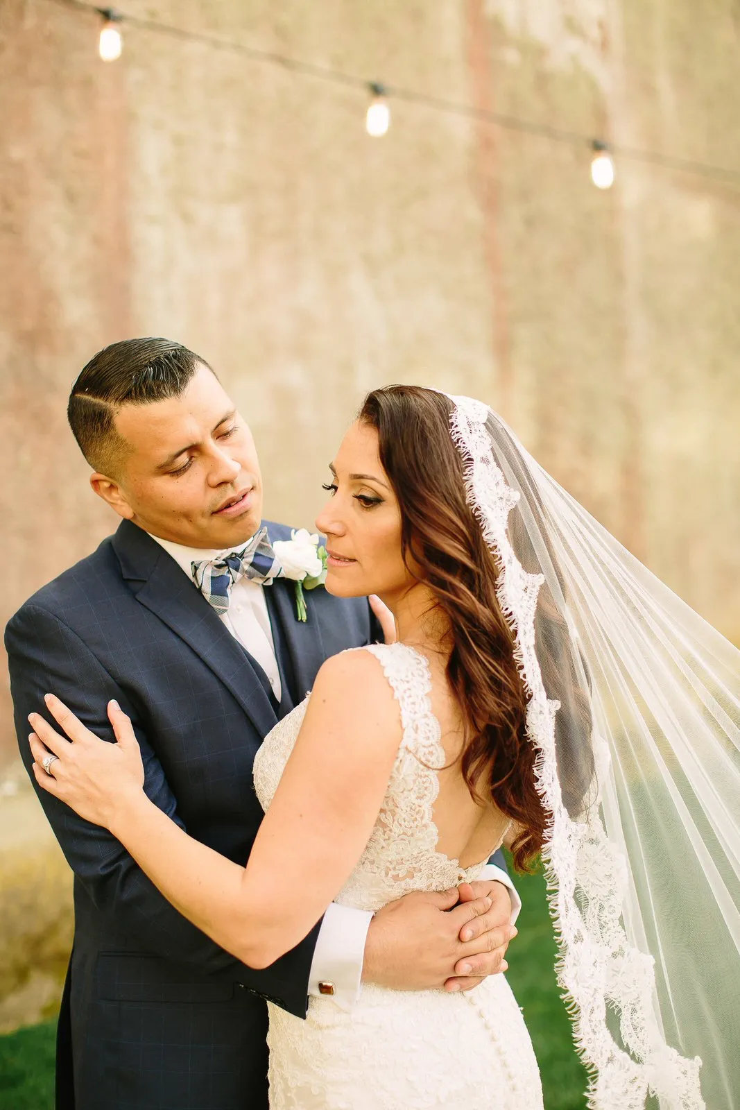 Cathedral Mantilla Veil with Eyelash Lace Trim, White or Ivory Lace Wedding Veil