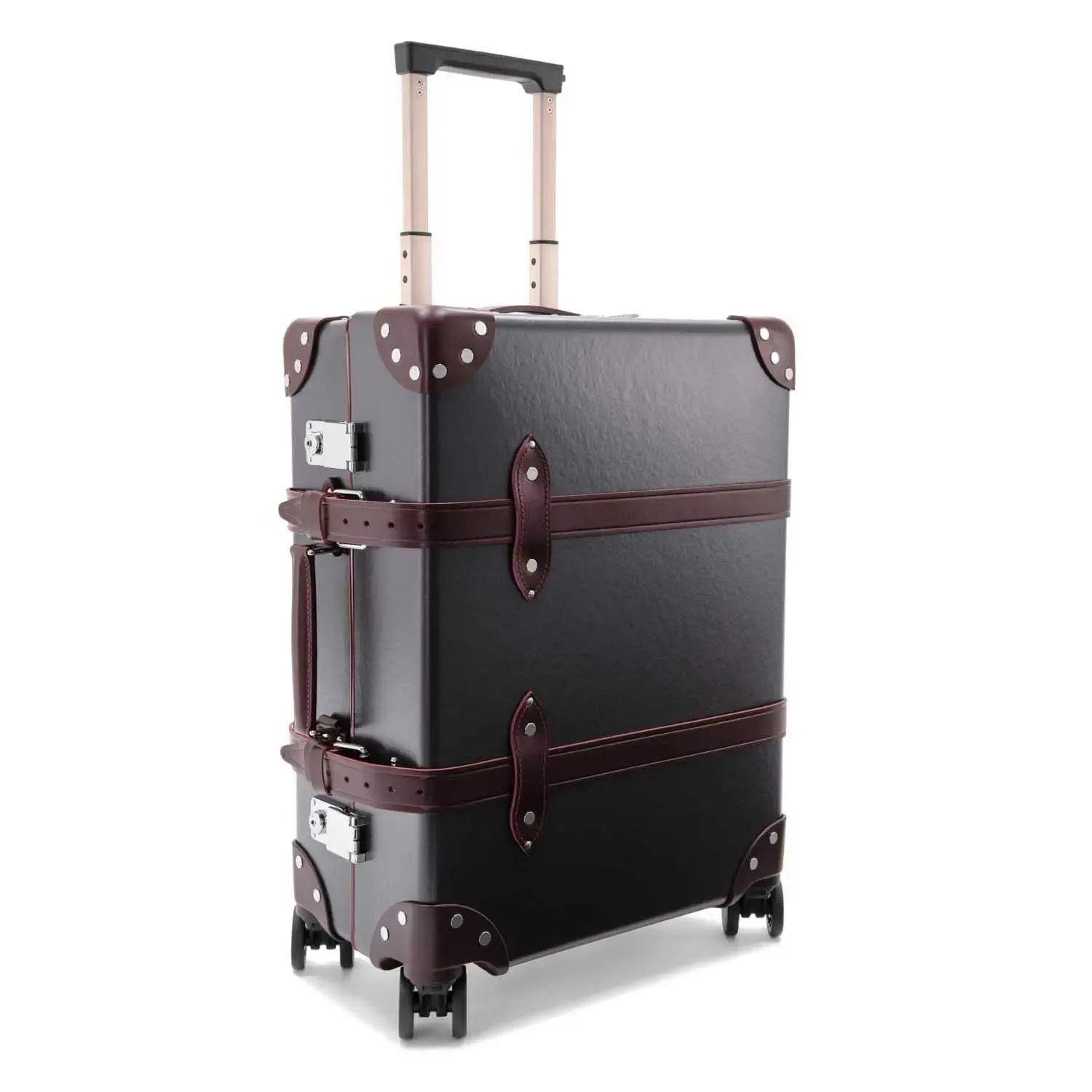 Centenary · Carry-On - 4 Wheels | Brown/Burgundy/Chrome