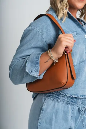 Charlotte shoulder bag cognac