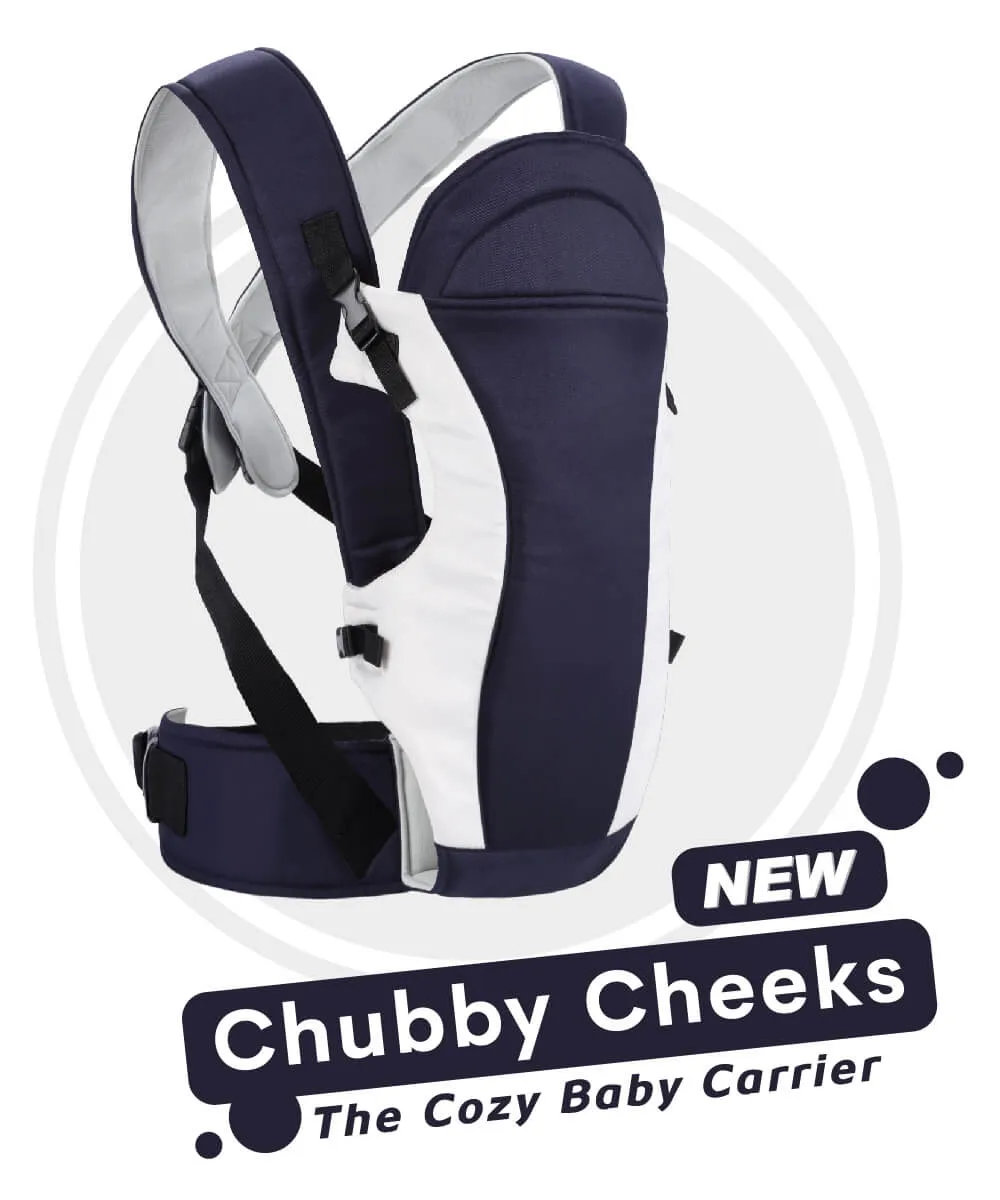 Chubby Cheeks Baby Carrier Suitable For 6-24 Month Babies (0-15 Kgs), Carry In 3 Ways