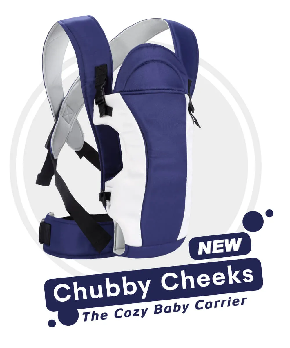 Chubby Cheeks Baby Carrier Suitable For 6-24 Month Babies (0-15 Kgs), Carry In 3 Ways