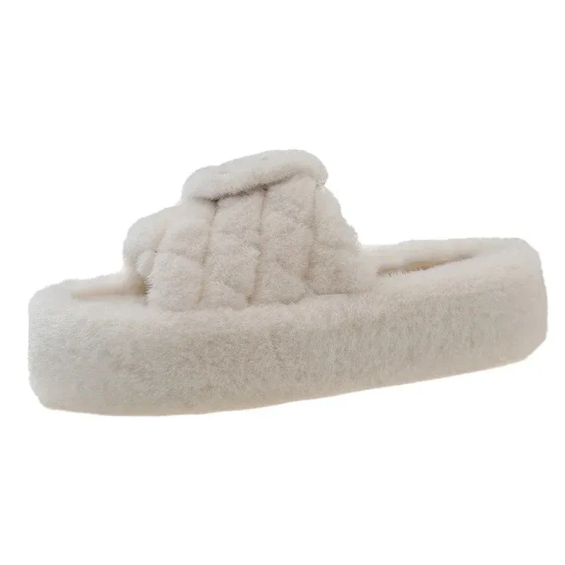 Clarissa - Luxurious Thick Cotton Slippers for Women