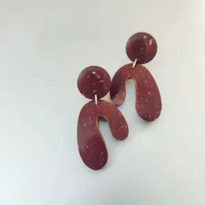 Coconut Shell Earrings #5