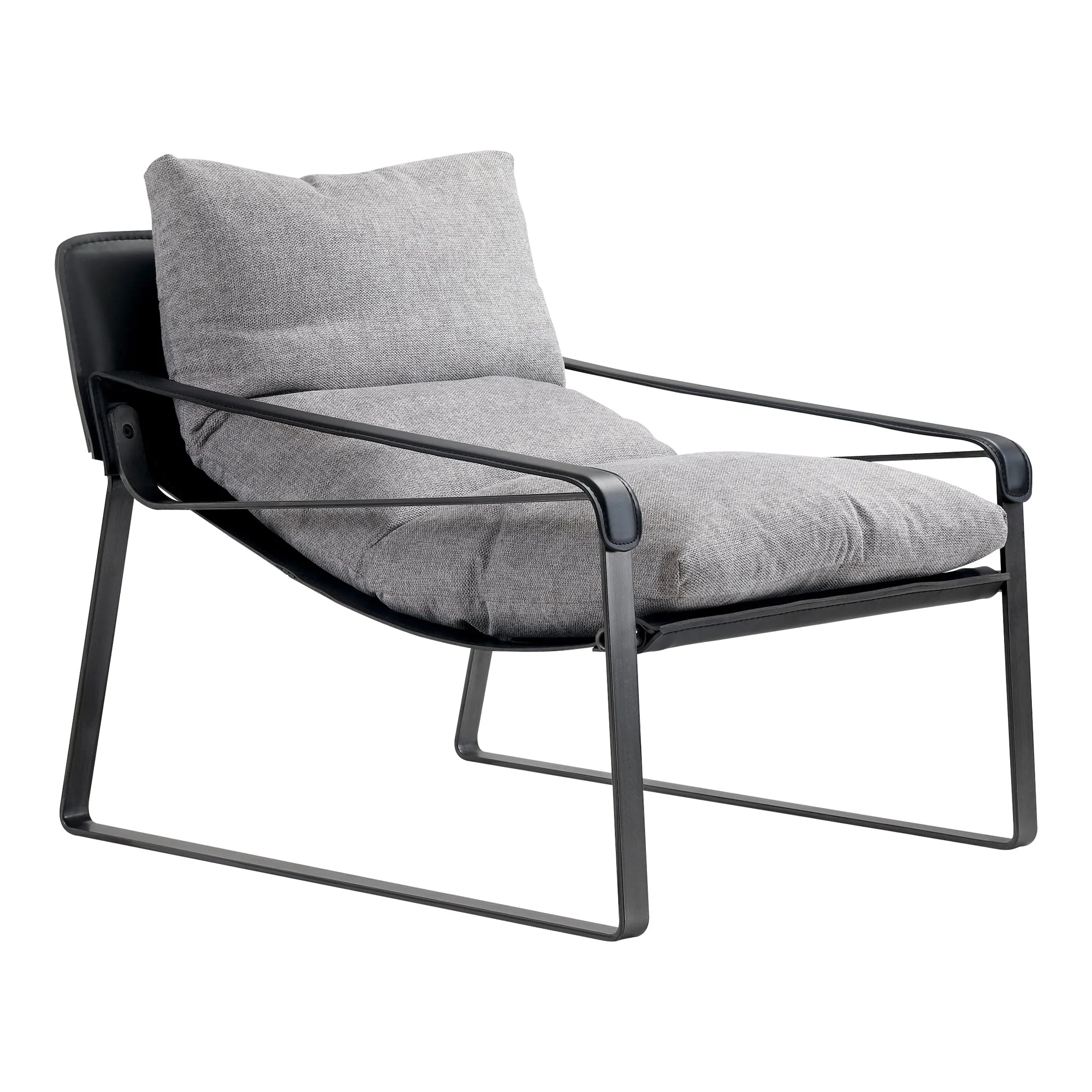 Connor Fabric Club Chair Snowfolds Grey