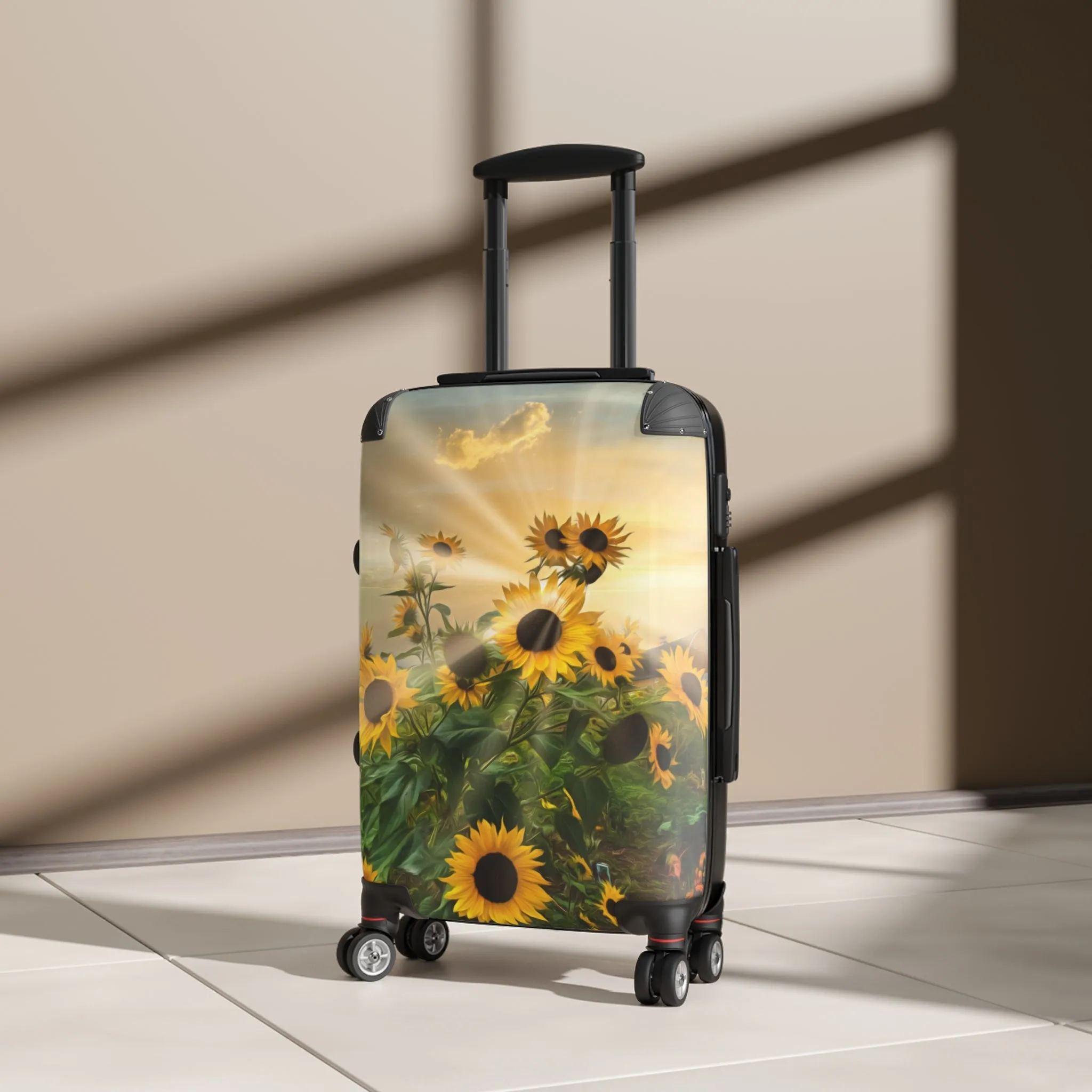 Copy of  Sunflower Sunshine Custom Art Luggage