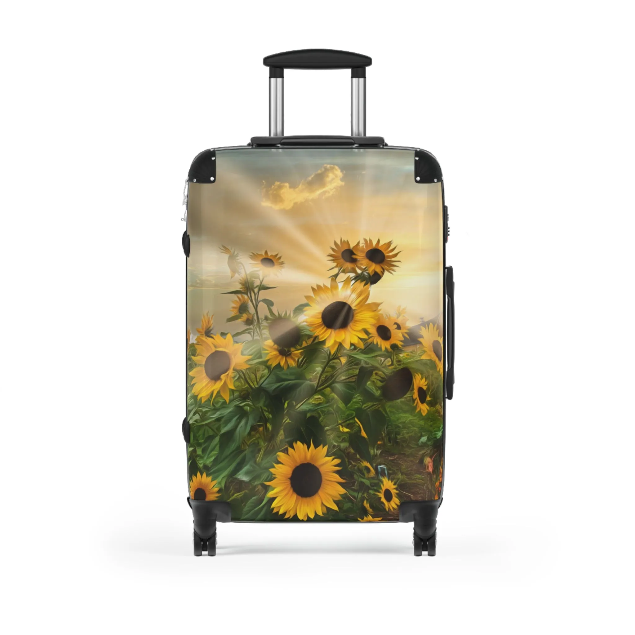 Copy of  Sunflower Sunshine Custom Art Luggage