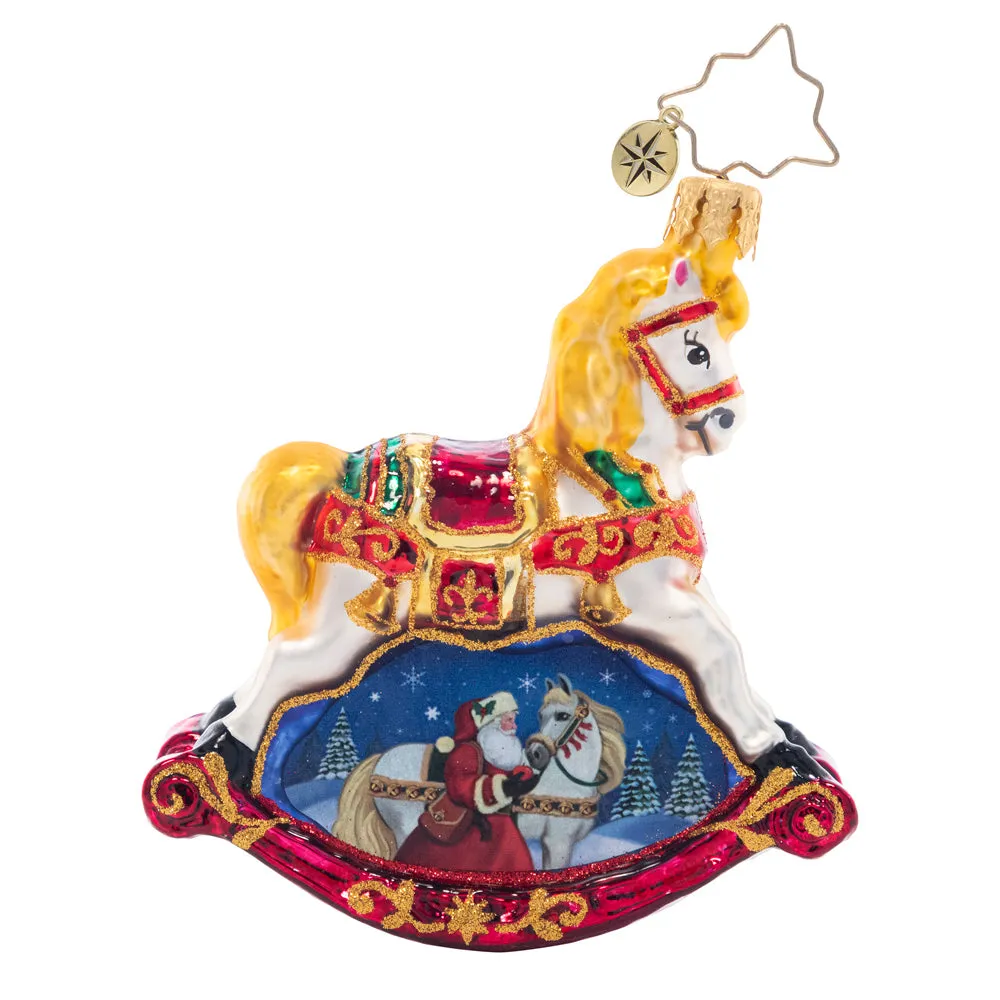 CR, Resplendent Rocking Horse GEM, 1021407, Radko, GEM