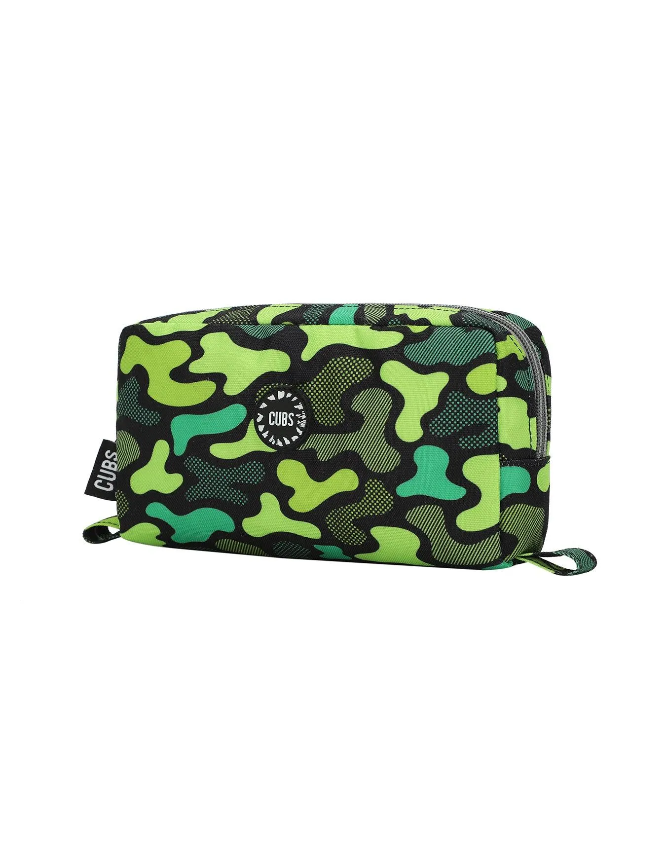 Cubs Neon Green Camo Pencil Case