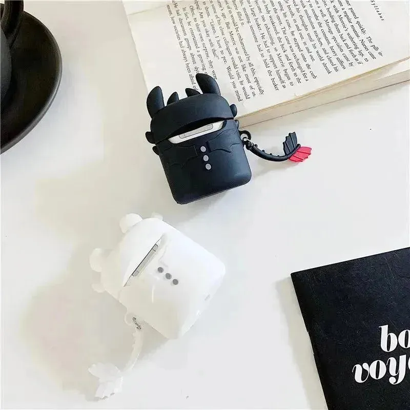 Cute Night Fury Dragon Case (For Airpods)