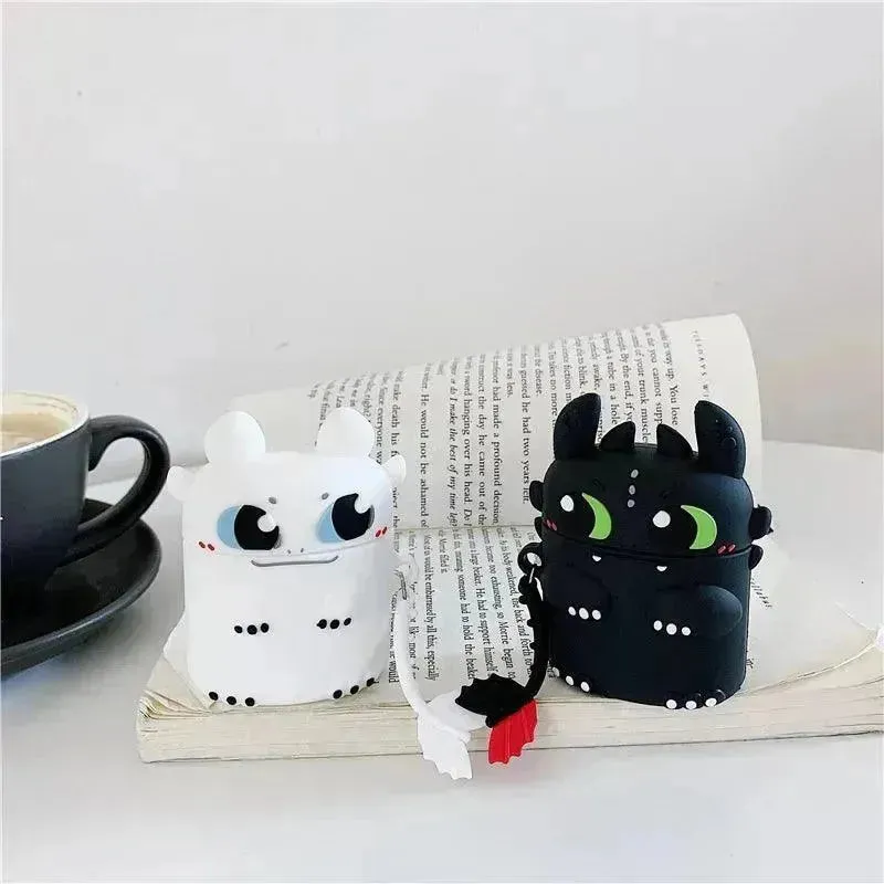 Cute Night Fury Dragon Case (For Airpods)