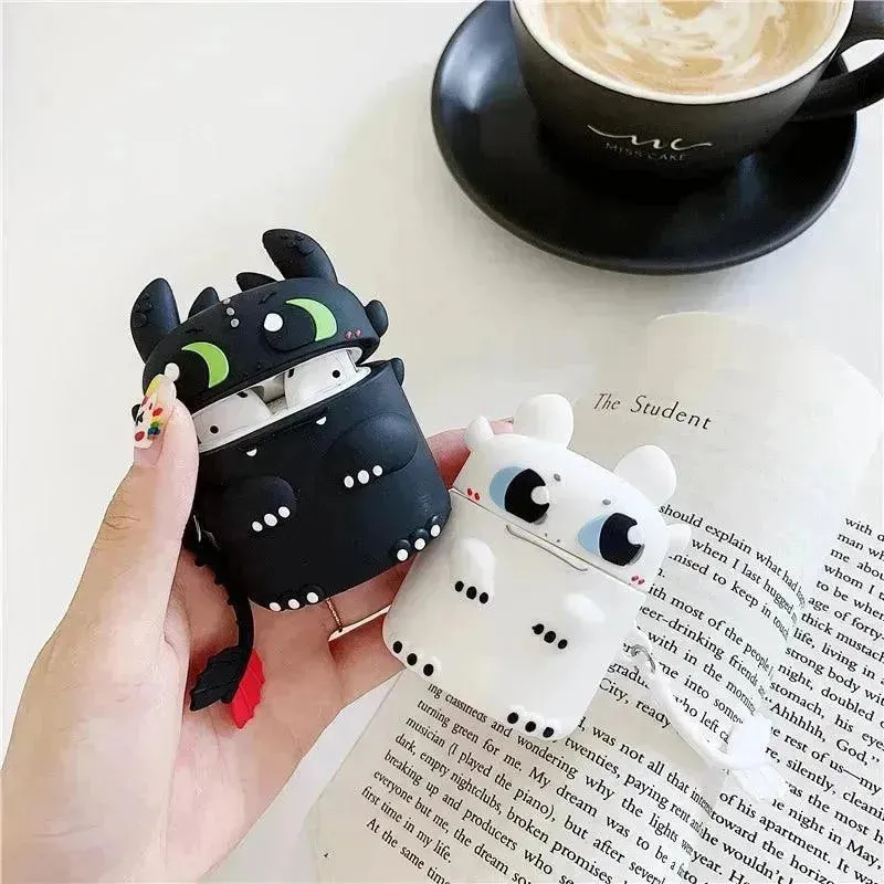 Cute Night Fury Dragon Case (For Airpods)