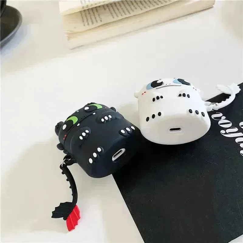 Cute Night Fury Dragon Case (For Airpods)