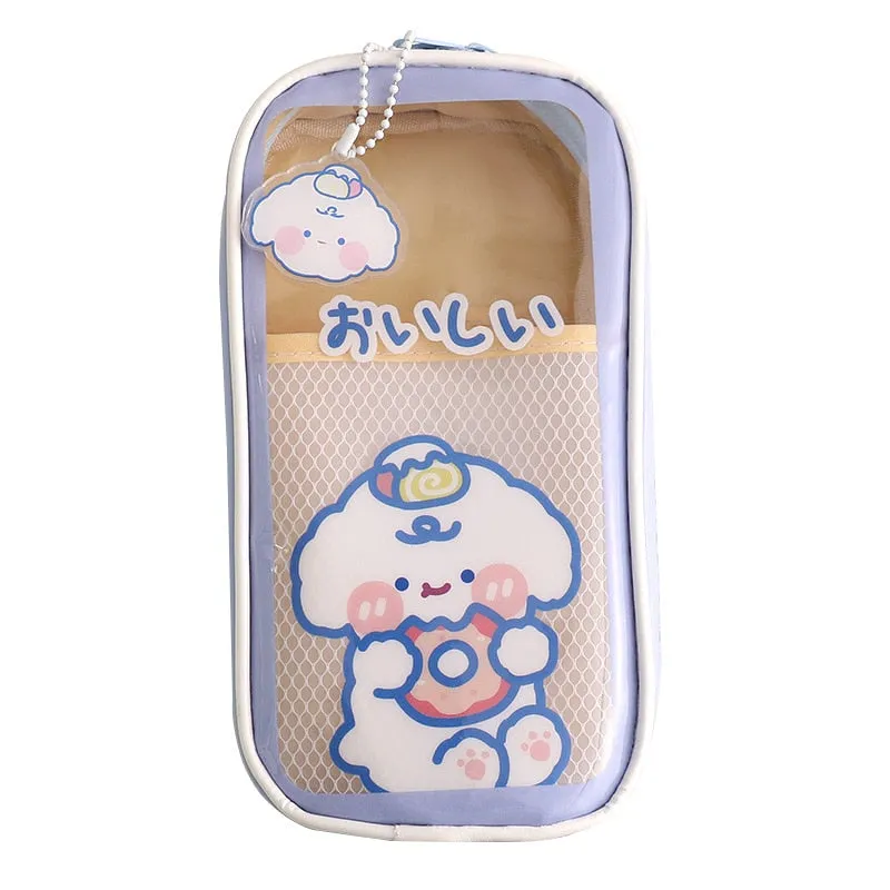 Cute Transparent Pencil Case