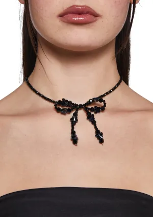 Debonair Chic Bow Necklace