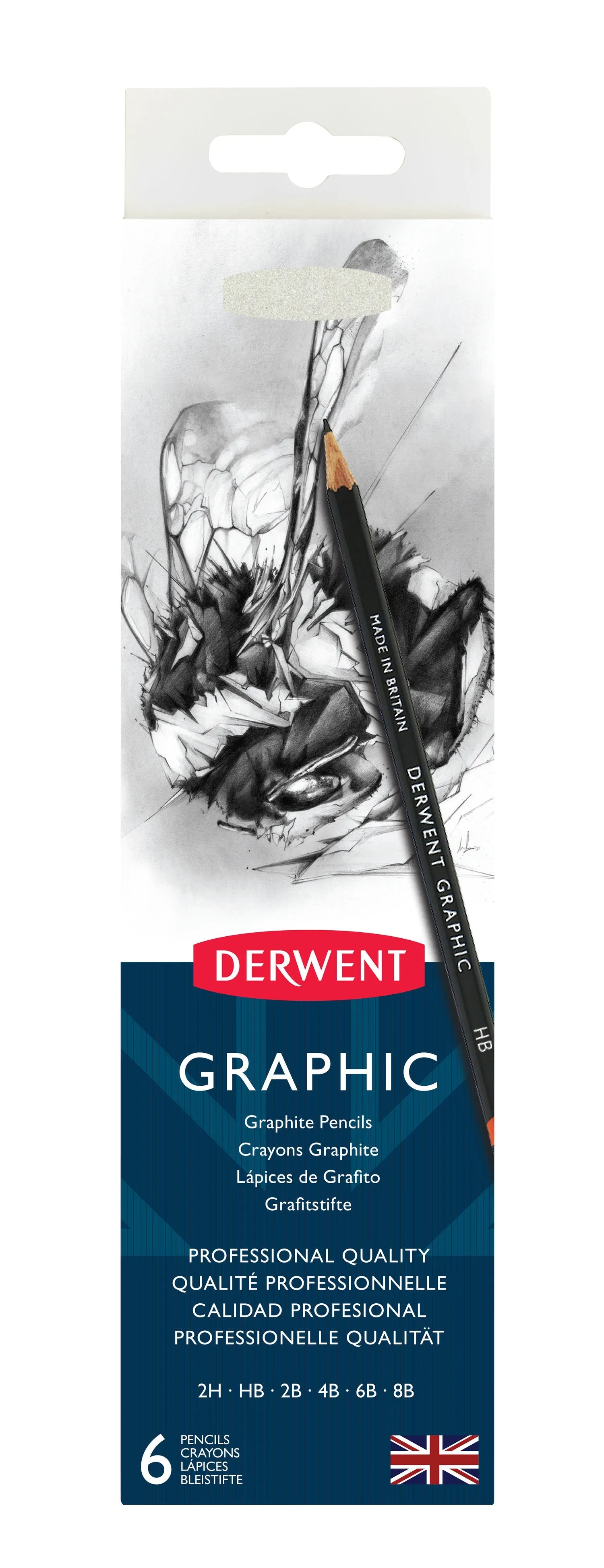 Derwent Graphic Pencil Full Height 6's (0700835)