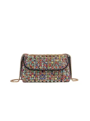 Diagonal Shoulder Bag Colored Diamond Bag