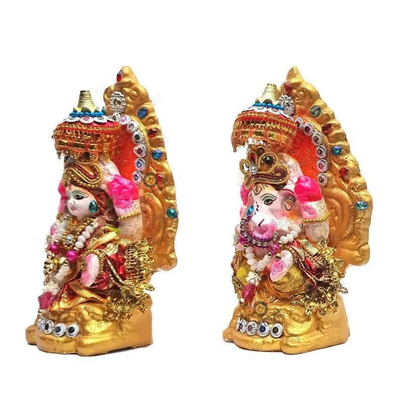 Divine Lakshmi Ganapati Idol Set