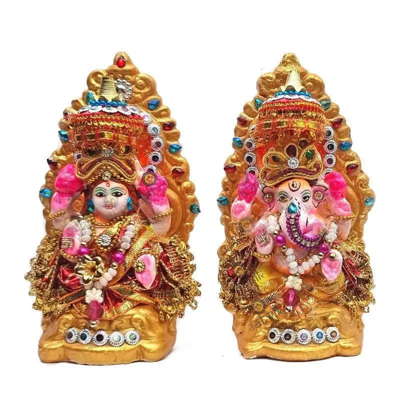 Divine Lakshmi Ganapati Idol Set