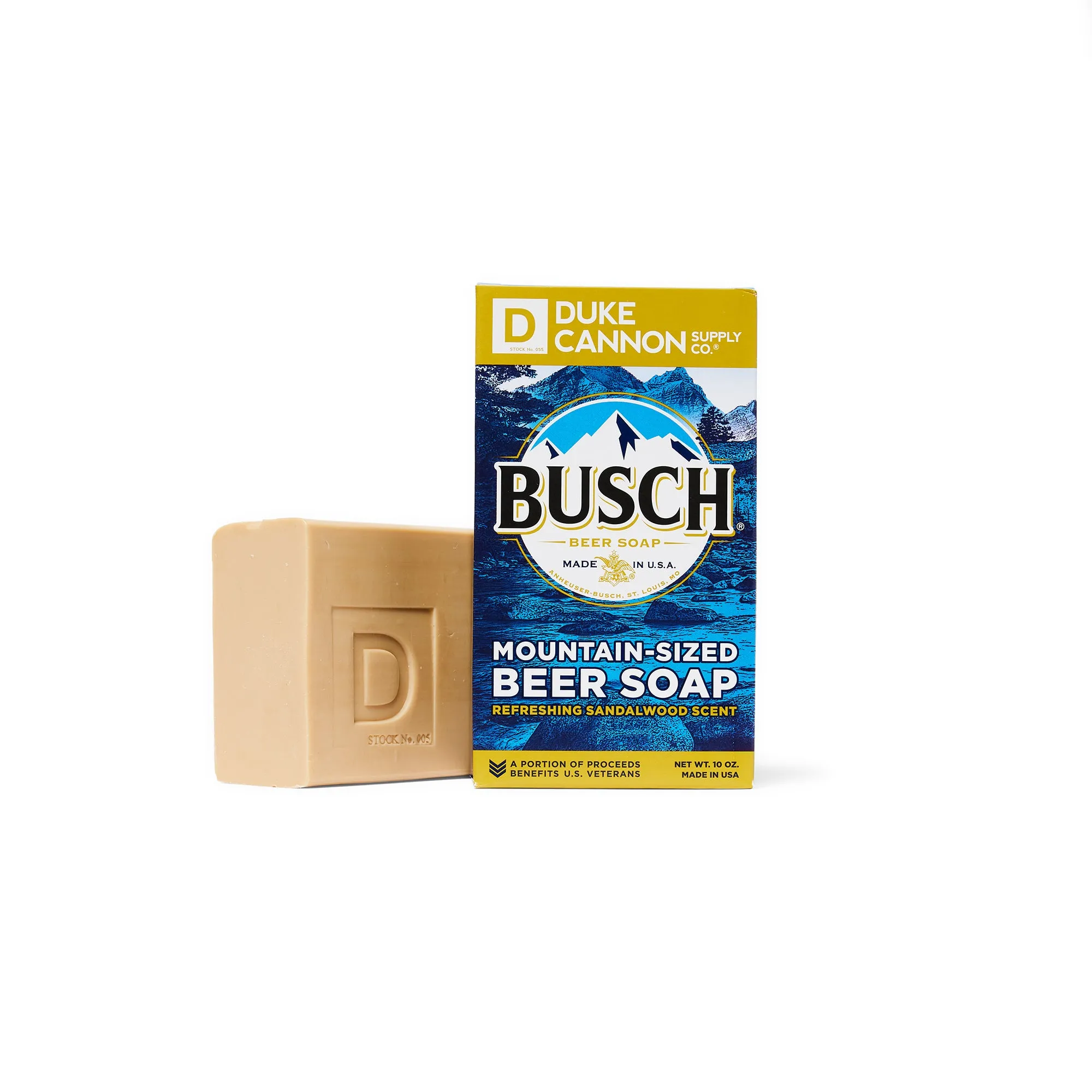 Duke Cannon Busch Beer Sandalwood Soap Bar