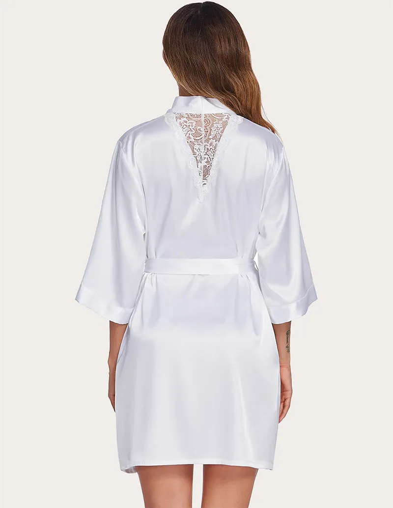 Ekouaer Luxurious Satin Night Robe (US Only)