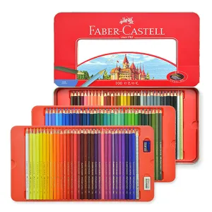 Faber-Castell Oil Colored Pencil Tin Case 48 / 60 / 100 Colors Set