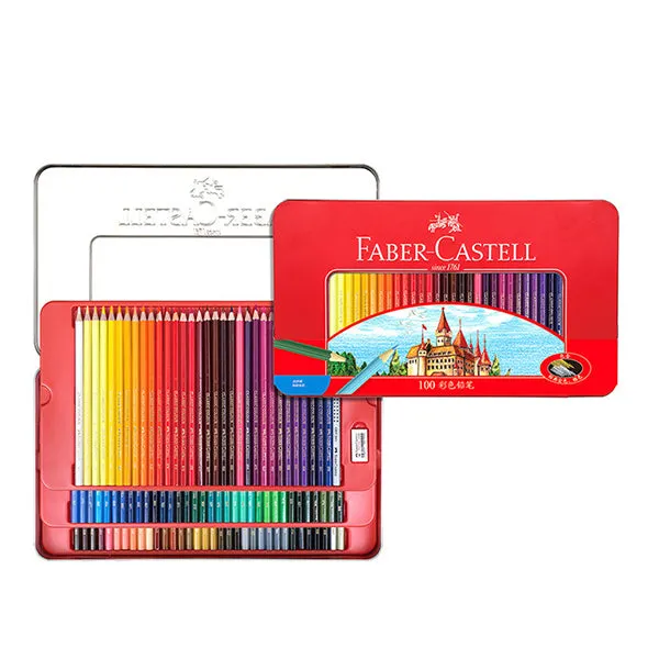 Faber-Castell Oil Colored Pencil Tin Case 48 / 60 / 100 Colors Set