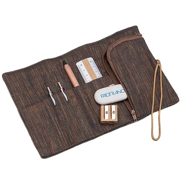 Fabriano Minicartucceria Mini Linen Pencil Case