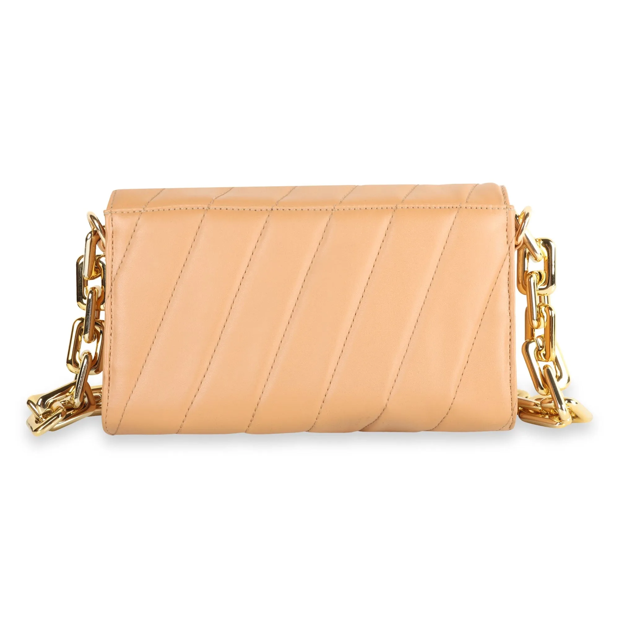 Flap Gold Plated Shoulder Bag