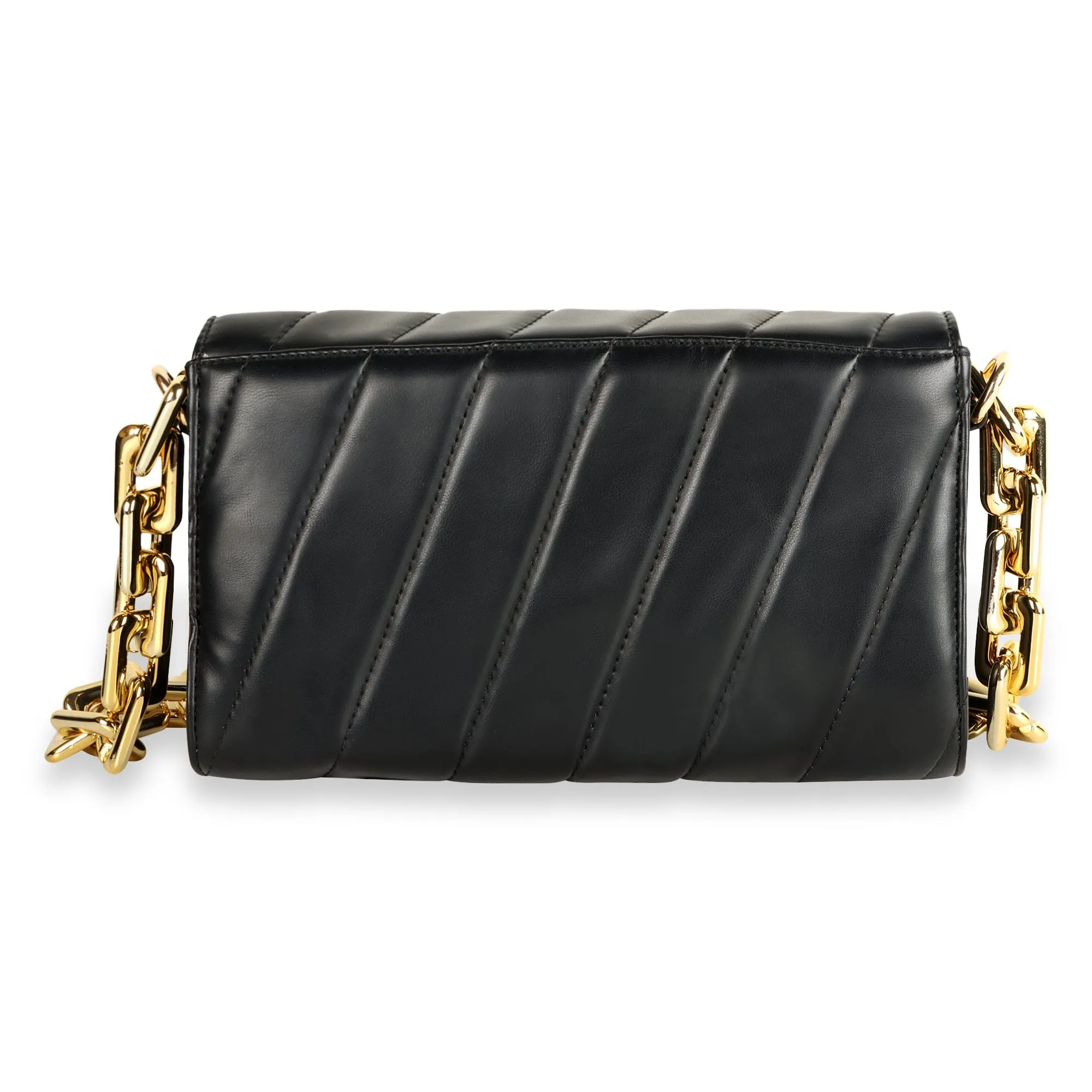 Flap Gold Plated Shoulder Bag