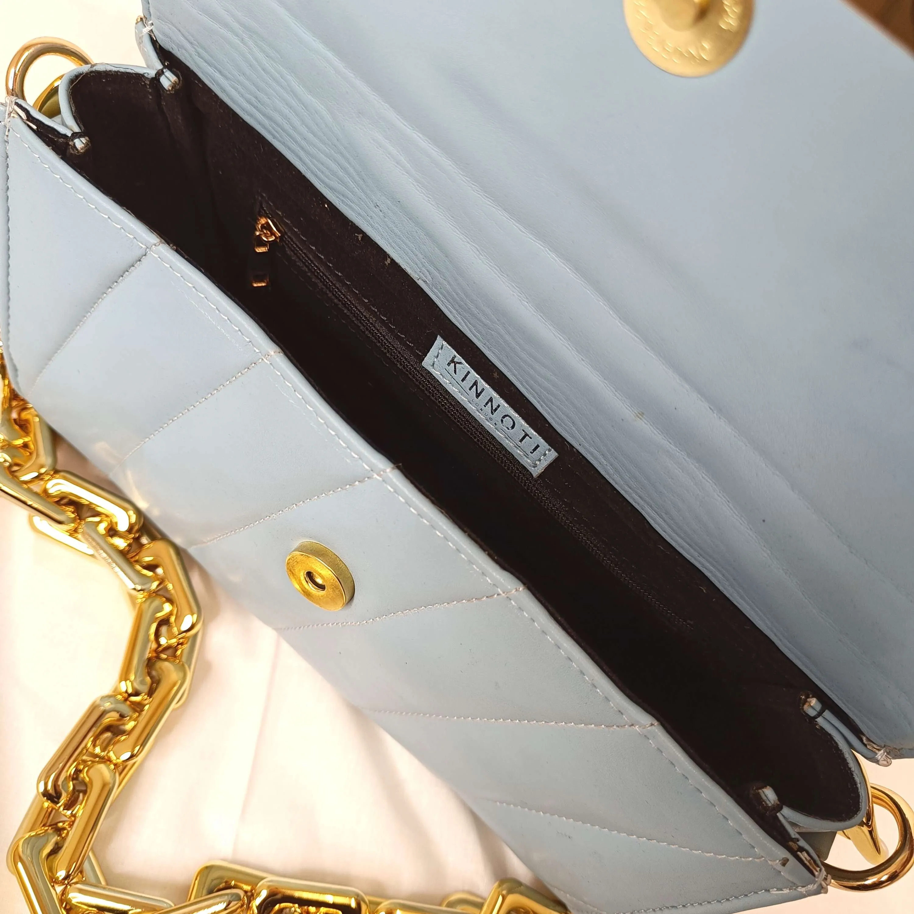 Flap Gold Plated Shoulder Bag