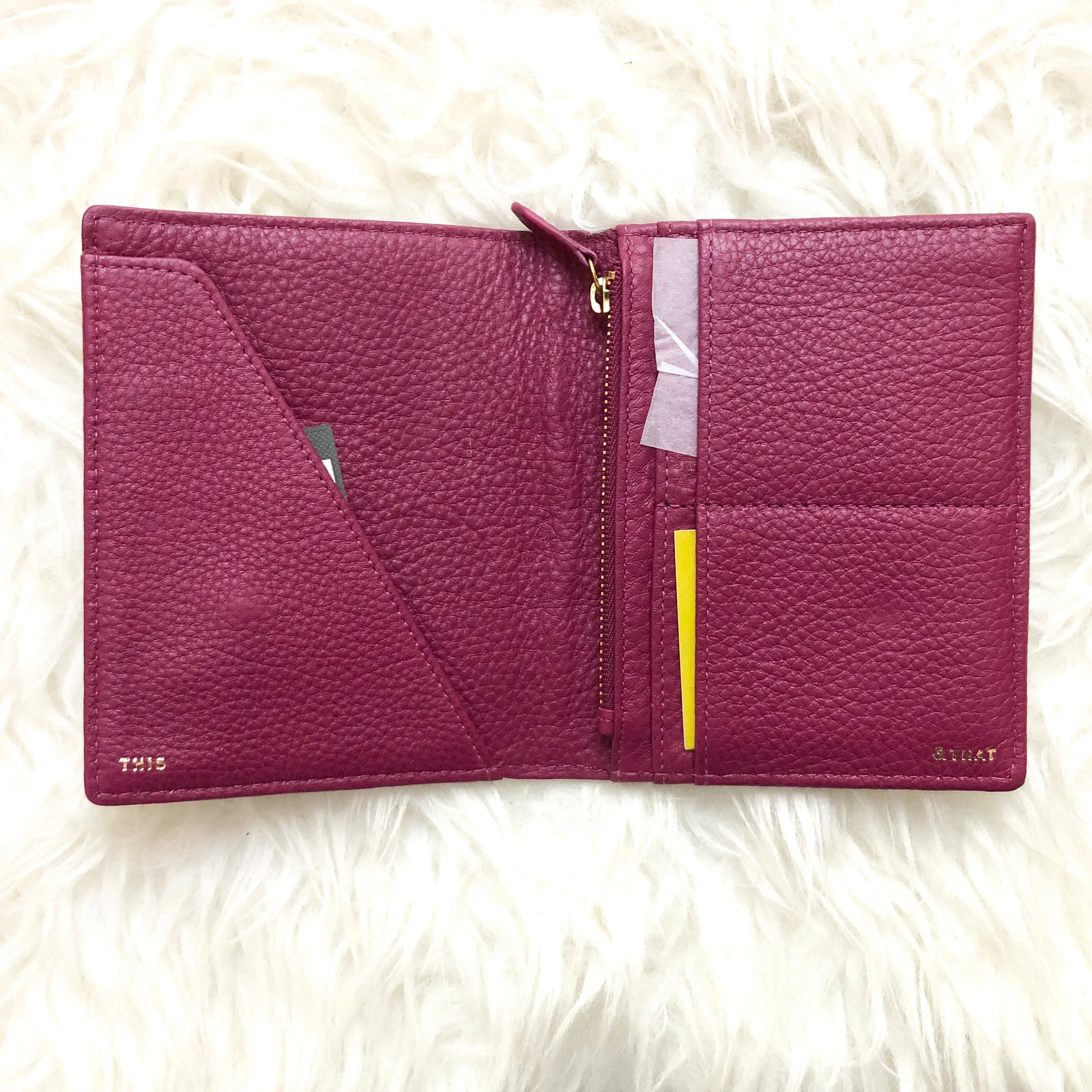 Fossil Passport Wallet with RDIF Protection NWT