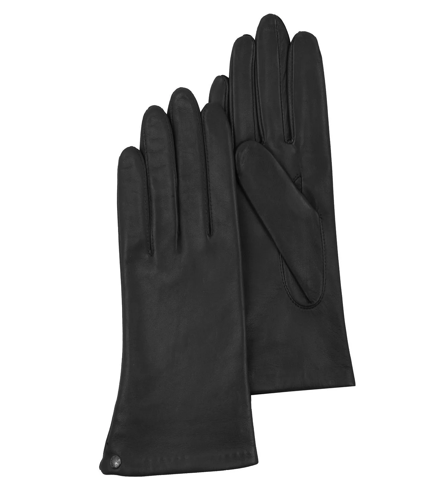 Gants Femme cuir doublé soie Noir