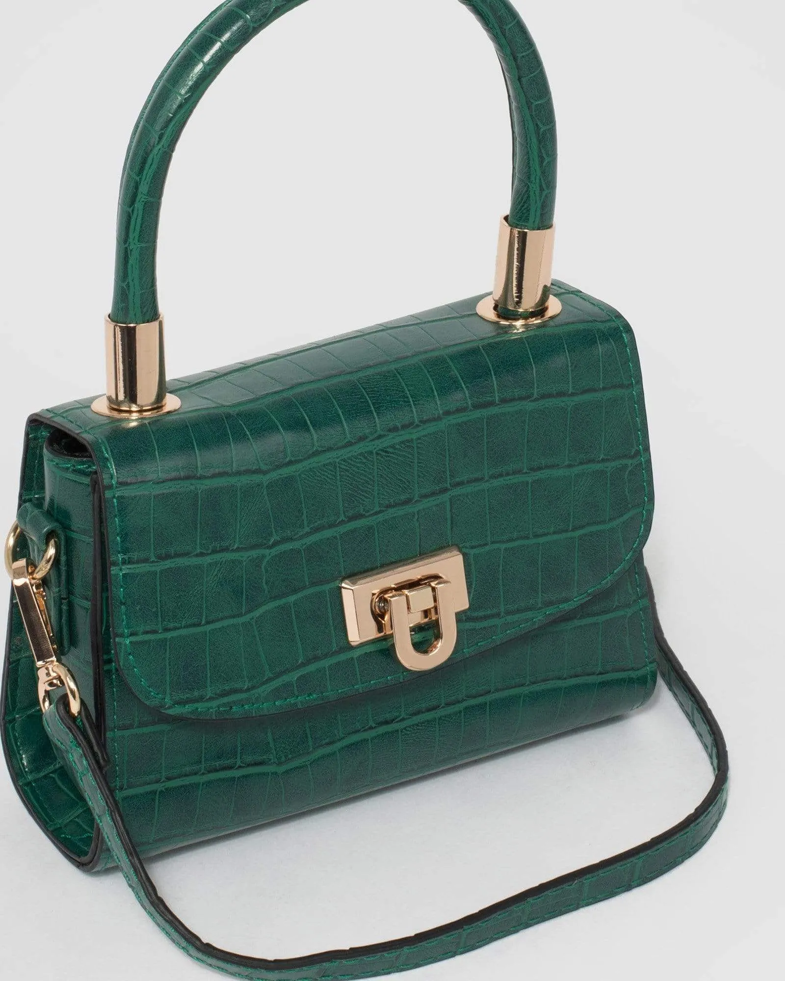 Green Kiki Lock Mini Bag