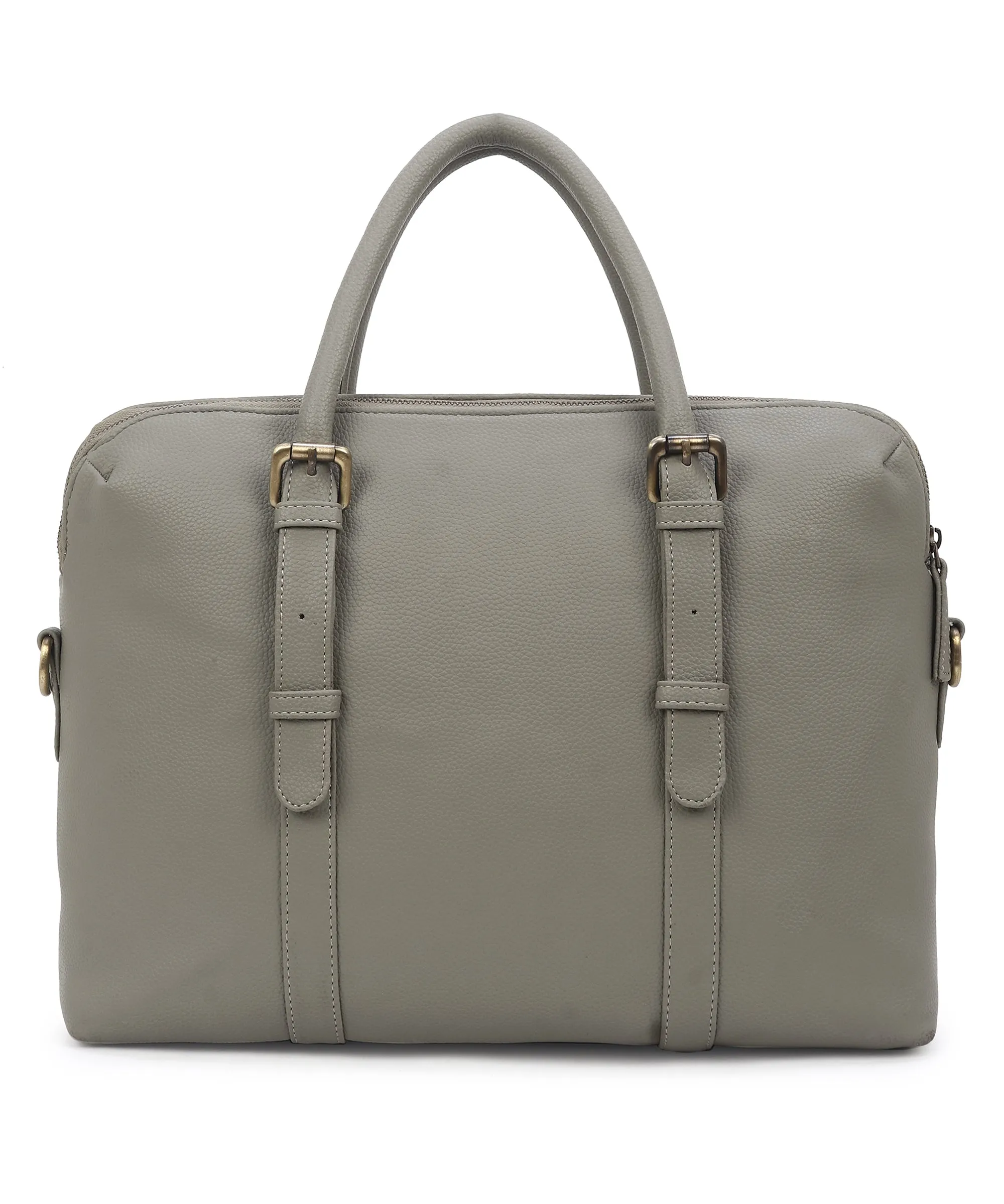 Grey Multicompartment Laptop Bag for Men