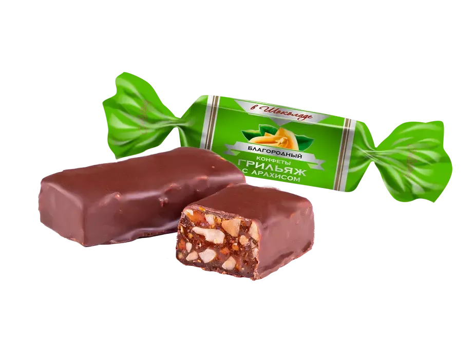 Grillage in chocolate with peanuts 180g